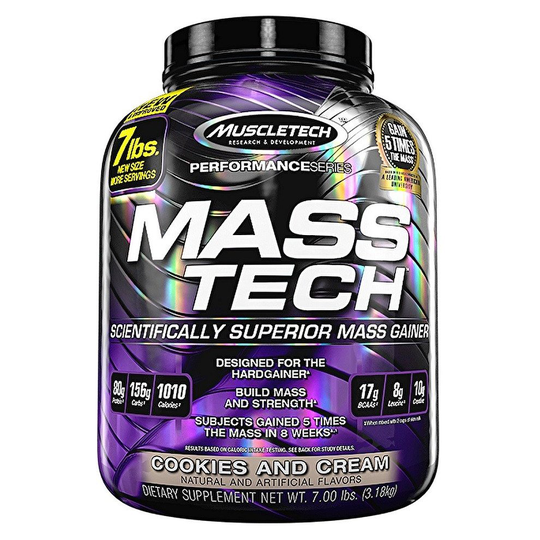 MuscleTech Mass-Tech, Cookies & Cream, 3180g