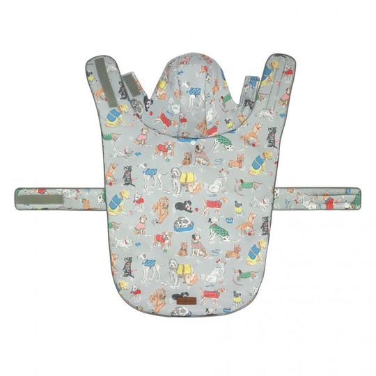 Dog Rain Mac with Fleece Inner and Leather Label (xs) (Multicoloured) - Multicoloured - Cath Kidston