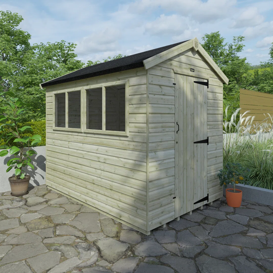 Tiger 6 Ft. W x 9 Ft. D Shiplap Apex Wooden Shed