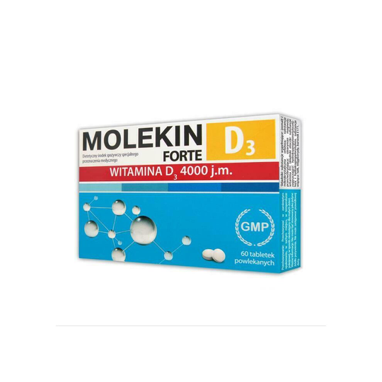 Molekin D3 forte 60 tab shortage of vitamin D3 Osteoporose Healthy bones kosci