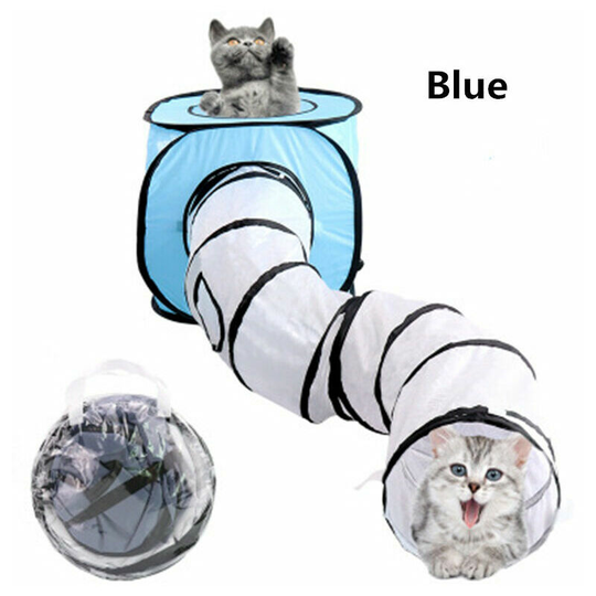 Collapsible t Shape Pet Cat Play Tunnels