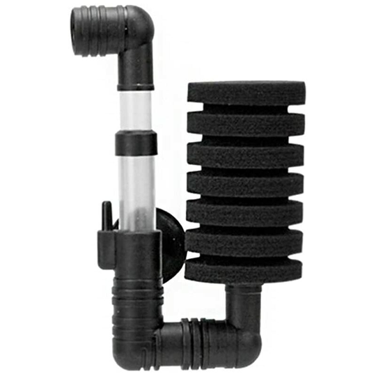 Biochemical sponge filter for aquarium air pump up to 60 l Black