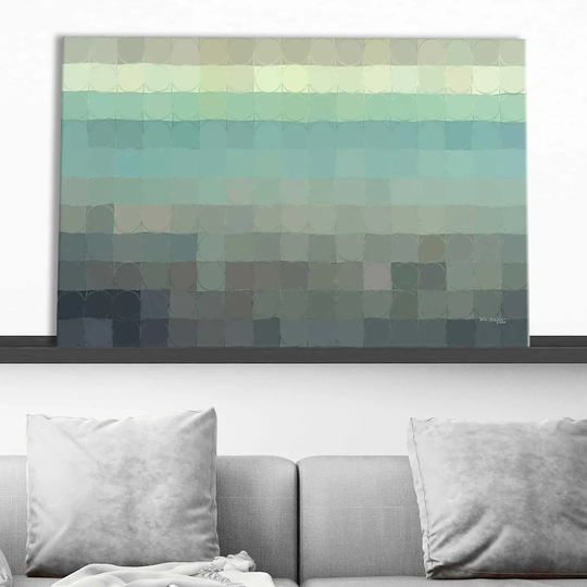 Circles and Squares #24 by Mark Lawrence - Wrapped Canvas Painting Print