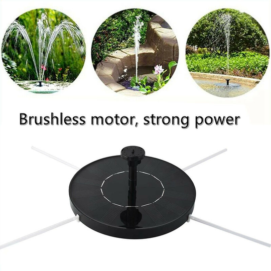 Lifcausal - Solar Fountain Water Pump Upgrade 1.4W Solar Fountain with 4 Nozzle Free Standing Floating Solar Powered Water Fountain Pump for Bird