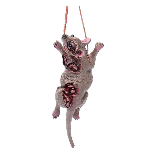 Halloween Decoration Props Hanging Chain Horror Spoof Scary Animals Scary Haunted House Iocation Iayout, 3PCS Mouse - Muff