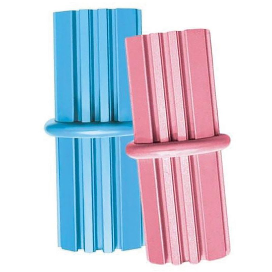 Puppy Teething Stick Toy (Pack of 24) (s) (Pink/Blue) - Pink/Blue - Kong