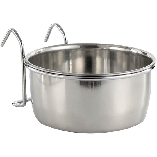 Pet Coop Cup And Hook Holder (12cm) (May Vary) - May Vary - Fed N Watered