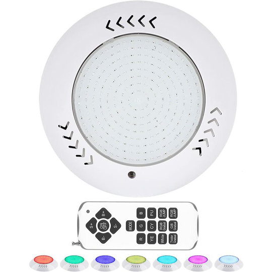 Deckon - led Pool Light, 35W Multi-Color rgb Pool Floodlight, IP68 Waterproof Submersible led Lights with Remote Control for Swimming Pool Decoration