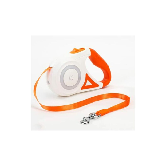 Bearsu - Retractable Dog Leash with led Flash Light 16ft Dog Walking Leash Light Up Training Leash for Dog up to 110 lbs, 360° Tangle Free Pet Leash,