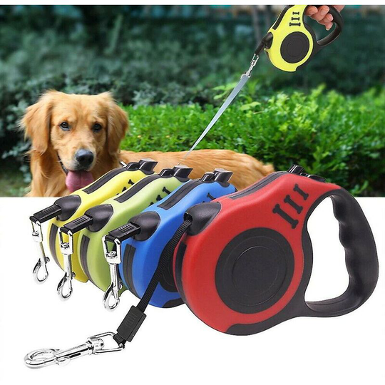 Dog Leash Retractable Training Leash Long Max 50kgs ExpandableBlue3M
