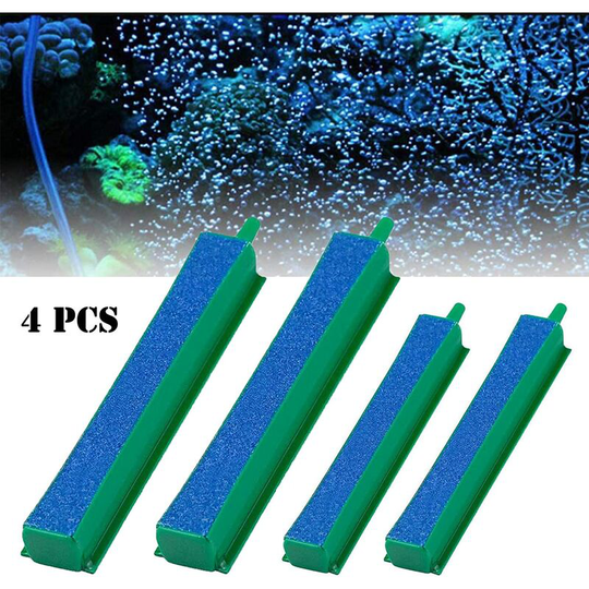 Betterlifegb - Aquarium Air Stone Blue 4Pcs Bubble Air Stone Aquarium Water Diffuser Oxygen Stone 11.6cm 21.6cm For Aquarium Pump And Diffuser
