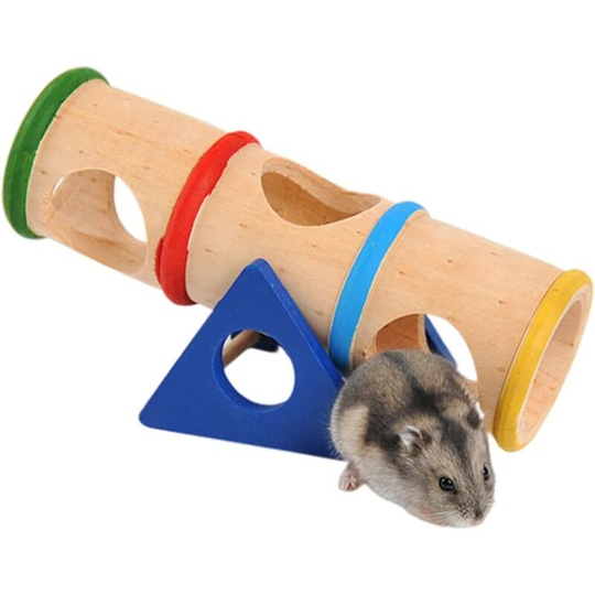 Readcly - Wooden Guinea Pig Swing, Guinea Pig Climbing Toy, Hamster Rocking Toy, Durable Hamster Swing, for Hamsters, Small Pets, Small Animal Cage