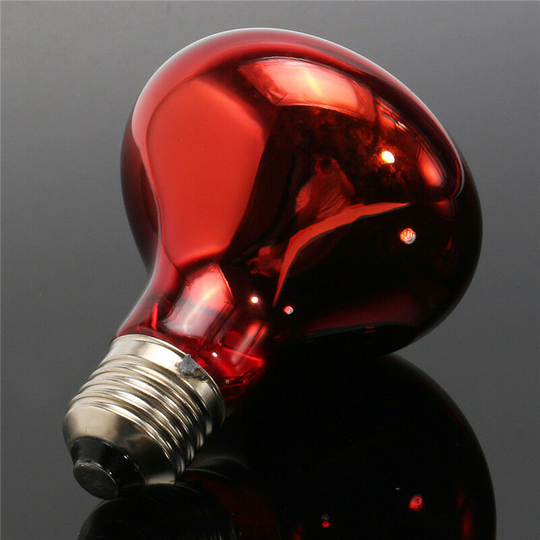 Reptile Heat Lamp Kit - Heating Bulb for Turtle Lizard Chick Snake Hamster 150W Pack of 1 Red(E27)