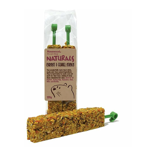 Rosewood - Carrot & Fennel Small Pet Treat (120g) (Brown) - Brown