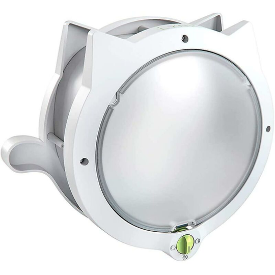 Osqi - Small Cat Flap, Sturdy Pet Door with 4 Way Lock, Waterproof, Easy To Install And Use, For Cats, Puppies, White