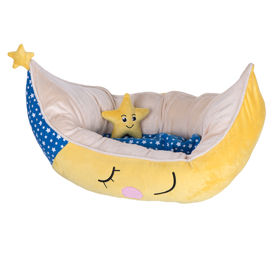 Snuggle Dog Bed Moon - 70 x 45 x 30 cm (L x W x H)
