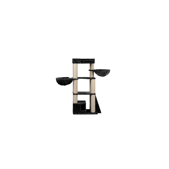 RHRQuality Cat Tree Corner Coon Dark Grey
