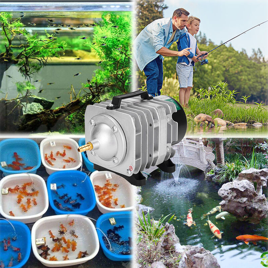 Dc 25W Aquarium Air Pump Air Pump Aerator for Tool Fish Pond Aquaculture Aquarium Accessory