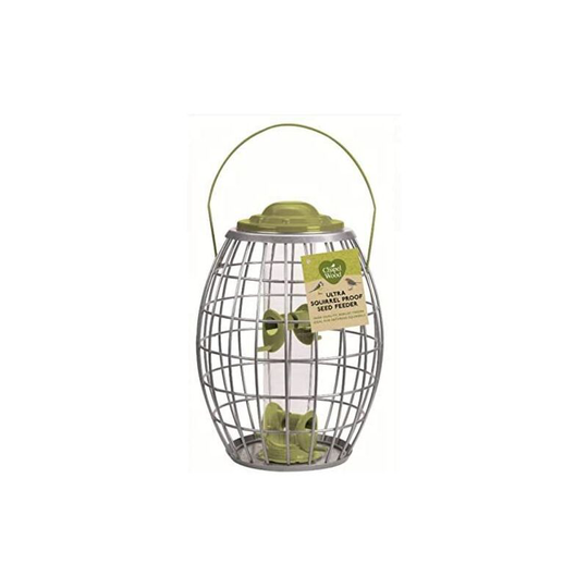 Bird Seed Feeder, Light Weight Wild Garden Bird Feeding Station, Ideal for Wild Bird Seed (Large Squirrel Guard Feeder - for Bird Seed)