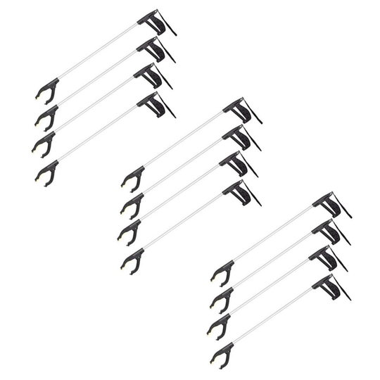 (Pack of 12) Pick-up Tool | Reaching Aid | Litter Picker