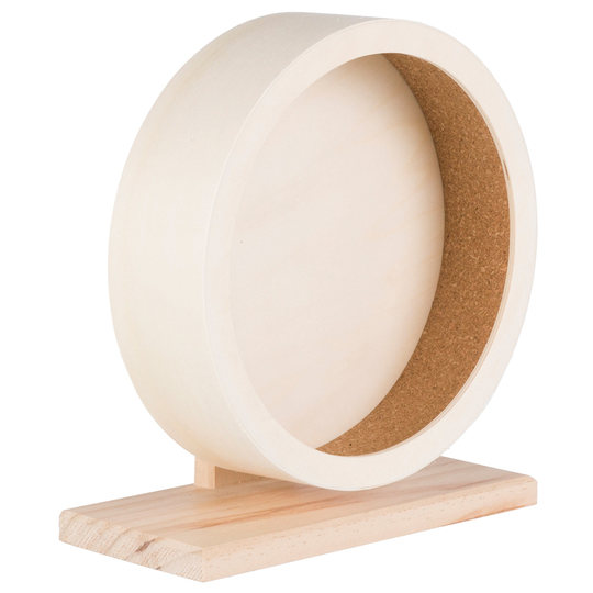 Trixie Wooden Exercise Wheel - Diameter 28cm x 8cm