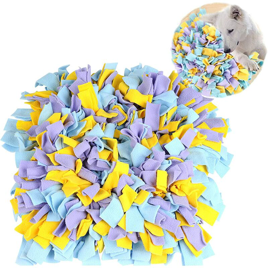 Durable Dog Training Mat Interactive Snuff Cloth Toys Pet Working Nose Smell Fun Foldable Puppy Blanket (45 * 45cm)