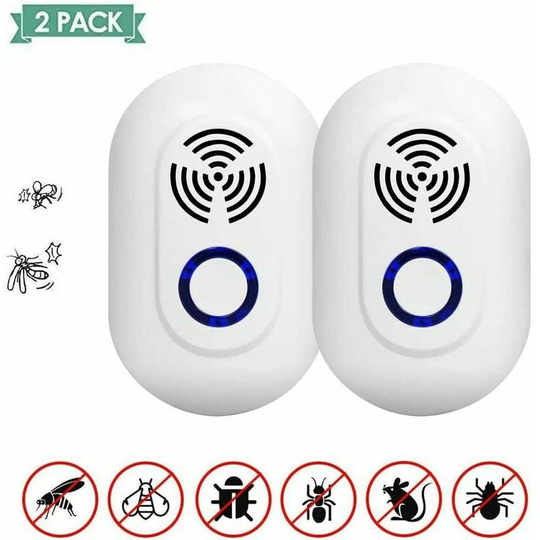 Briday - Ultrasonic Mice and Rat Repeller - Electronic Rodent, Insect, Cockroach Repeller, Eco-Friendly, Natural, Organic, Rodent Repeller, Dormouse,