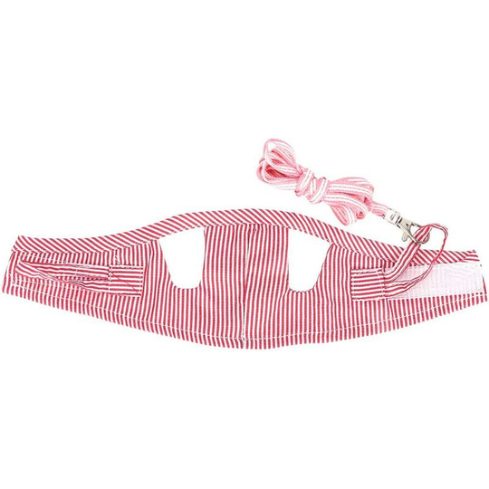 Modou - Small Animal Harness and Leash Set Hamster Walking Training Traction Rope Easy Control Breathable Reflective Strips for Chinchilla Guinea Pig