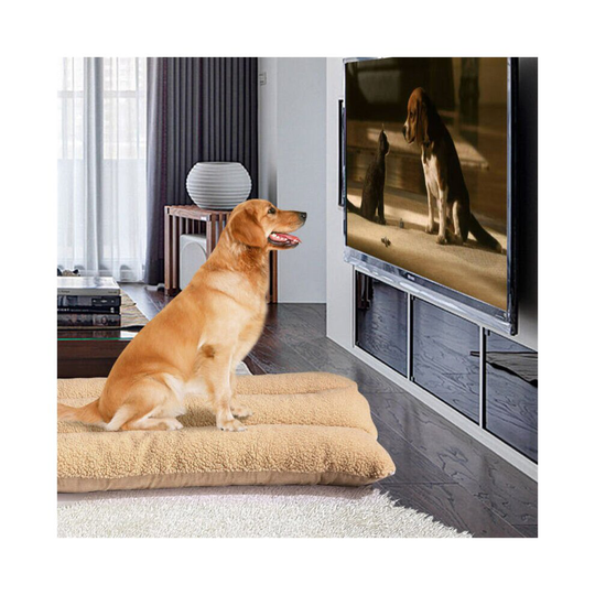 New Dog Bed Puppy Pets Cat Cushion Pillow Mattress Warm Soft Fleece UK