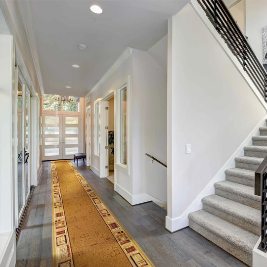 Barberton Looped/Hooked Beige Hallway Runner Rug