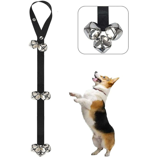 7pcs Pet Bell Rope Dog Training Outdoor Bells Lanyard Lead Guide Dog Bell
