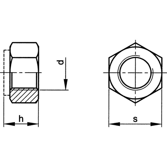 Qualfast - M16 Locknut n/m Insert High A2- you get 5