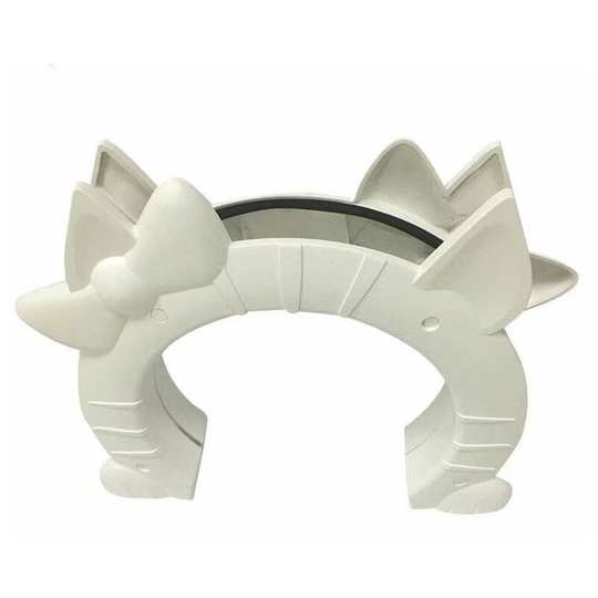 Cat flap free swinging door cat flap - Cat flap - 24 x 27 cm white