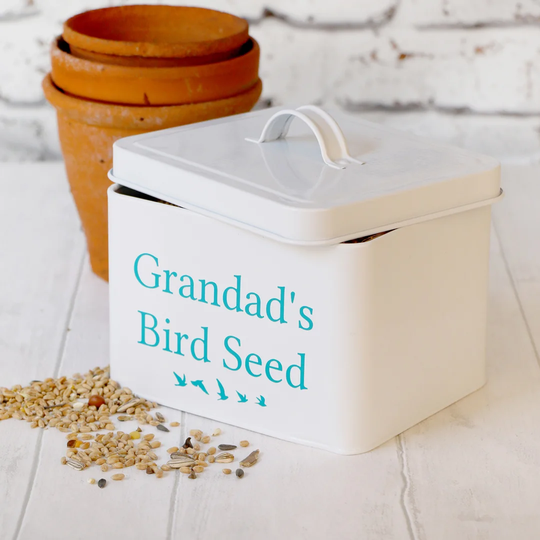 Coomer Personalised Bird Seed Tin
