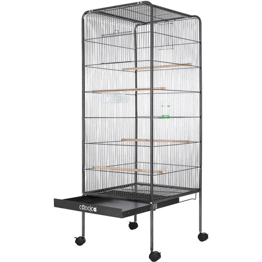 Large Metal Aviary Bird Cage xl 2 Doors Suitable for Budgies, Parrots etc. Aviary without roof