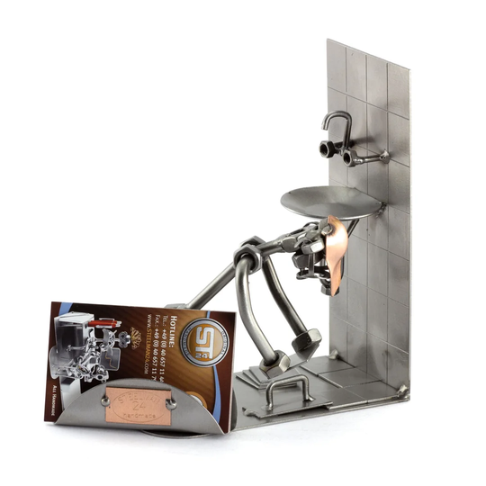Tiler Screw Man Place Card Holder