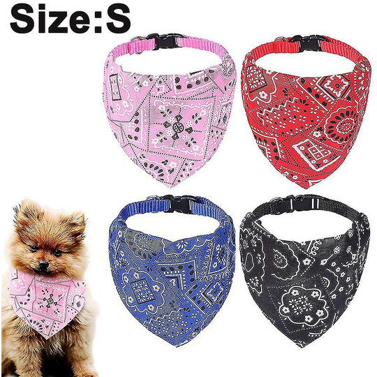 Pet Neckerchief Adjustable Dog Cat Puppy Neckerchief Collar Decor