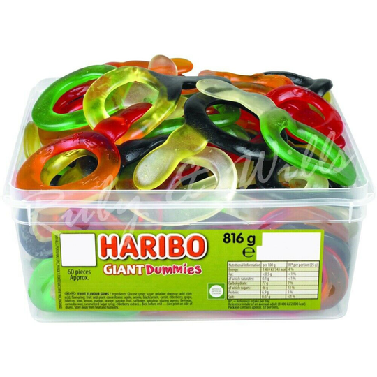 Haribo Giant Dummies (60) Pieces 816g