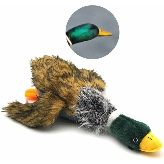 Mallard Duck Dog Toy Plush Toy, Squeaky Dog Toy, Plush Dog Chew Toy for Small Medium Dogs, 20.3cm