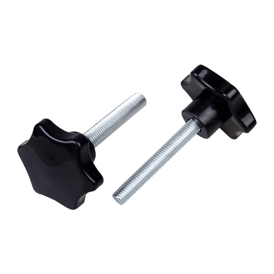 (M12x100(4Pcs)) Plastic Star Head Clamping Nut Knob Machine Handle