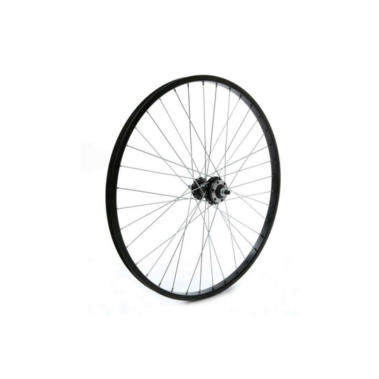 Tru-build Wheels 24 x 1.75" Junior front disc wheel 24 inch Black