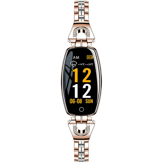 Lifcausal - Smart Bracelet Women Watch IP67 Waterproof Heart Rate Sleep Monitor Smart Band Blood Pressure Smart Watch Band for ios Android Fitness