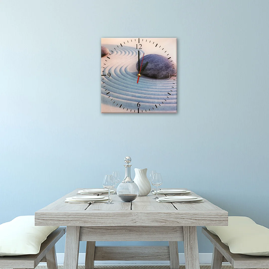 Glass Wall Clock - Zen