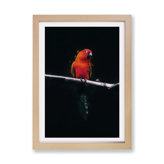 'Perched Japanese Crows' by Watanabe Seitei - Picture Frame Graphic Art Print on Paper