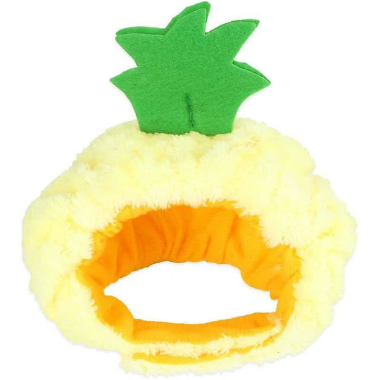 Thsinde Cat Hat, Pet Hat, Cute Christmas Cosplay Hat, Cute Pineapple Hat, Funny Pet Kitten, Soft Decoration Hat, Cat Kitten, Puppy, Pet Decoration