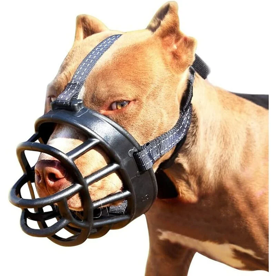 Dog Muzzle - Soft Basket Muzzle for Dogs Secure and Comfortable Fit, Better Prevent Biting, Chewing and Barking Muzzle (Size 2)