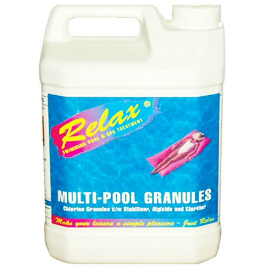 5kg RELAX Multi-Chlorine Granules with Algaecide Pool Hot Tub Spa Ultimate