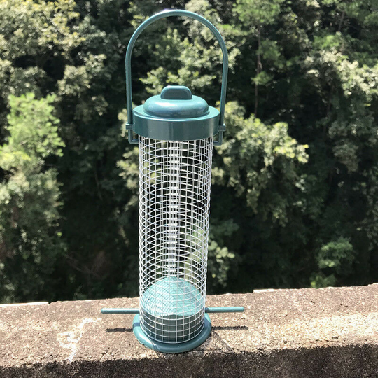 2pcs metal wild bird feeder, wild bird feeder, mouse protection, wild bird feeder, diameter: 23*14*7.8cm