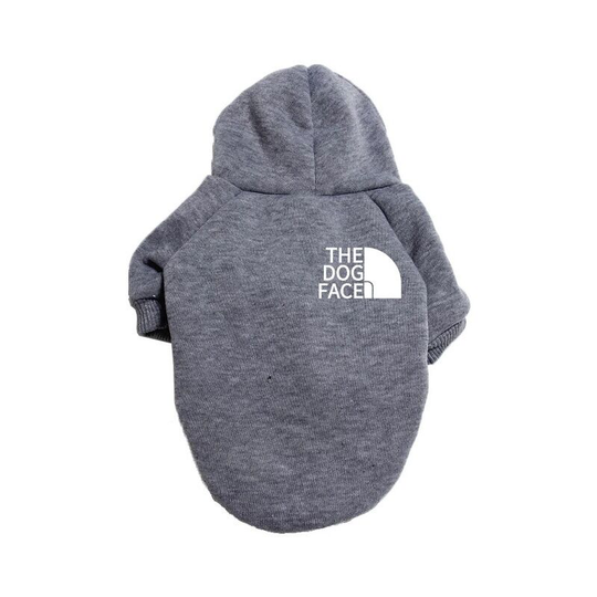 Dog Hoodie Pet Clothes Sweaters for Fall and Winter Dogs Puppy Costumes Dog Sweater Vest for Small Medium Dogs Cats Chihuahua Teddy (df Gray White