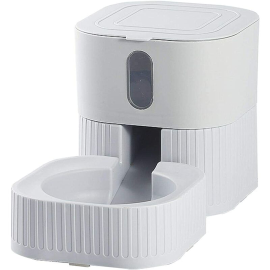 Pet Feeder capacity 1.8L-Cats, Dogs and Rabbits , Gray